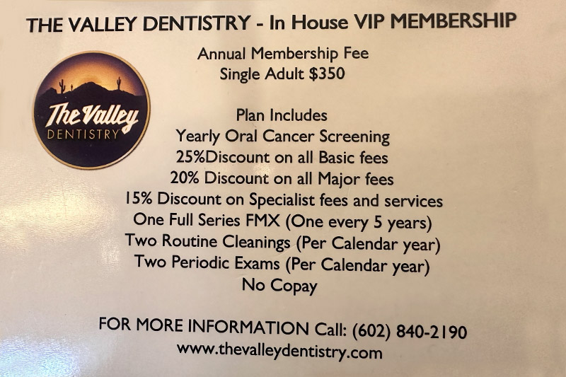 The Valley Dentistry Discount In House Plan